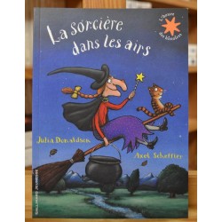 La sorcière dans les airs Donaldson Scheffler L'heure des histoires Gallimard jeunesse Album souple livre occasion