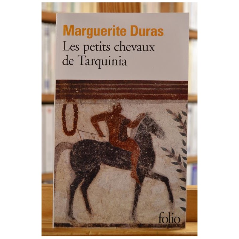 Les petits chevaux de Tarquinia Duras Italie Folio Roman Poche occasion