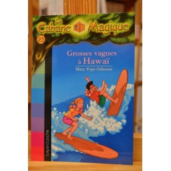 La cabane magique 23, Grosses vagues à Hawaï Osborne Bayard Poche Littérature jeunesse 7 ans