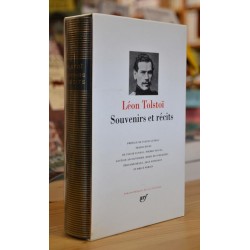 Livre Pléiade d'occasion - Léon Tolstoï - Souvenirs et récits