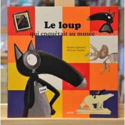 Le loup qui enquêtait au musée Lallemand Thuillier Mes p'tits albums Auzou jeunesse 3-6 ans livres occasion Lyon