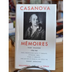 Pléiade - Casanova - Mémoires II Littérature occasion Lyon