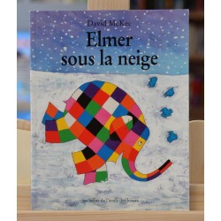 Elmer sous la neige McKee Les Lutins École des Loisirs Album jeunesse souple occasion Lyon