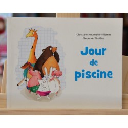 Jour de piscine Naumann-Villemin Thuillier Les Lutins École des Loisirs Album jeunesse souple occasion Lyon