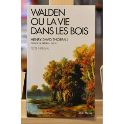 Walden ou la vie dans les bois Thoreau Albin Michel Spiritualités vivantes Récit occasion