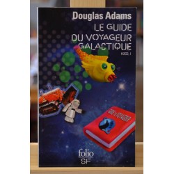 Le Guide du voyageur galactique 1 Douglas Adams Roman Science-fiction Folio SF Poche occasion