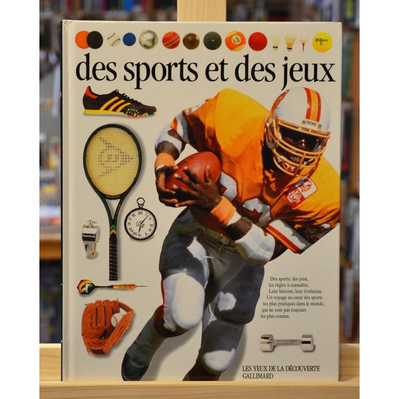 Les Yeux de la Découverte - Des sports et des jeux Gallimard Documentaire 9 ans jeunesse livres occasion Lyon