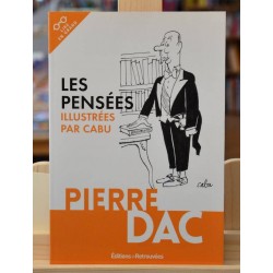 Livre d'occasion en gros caractères à Lyon - Les Pensées de Pierre Dac illustrées par Cabu