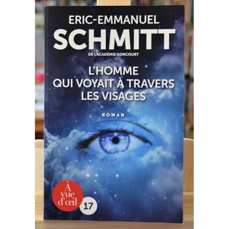 Livre d'occasion en grands caractères - L'homme qui voyait à travers les visages par Eric-Emmanuel Schmitt