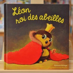 Les drôles de petites bêtes 39 Léon roi roi des bourdons Krings Gallimard Giboulées Album jeunesse 3 ans livre occasion Lyon