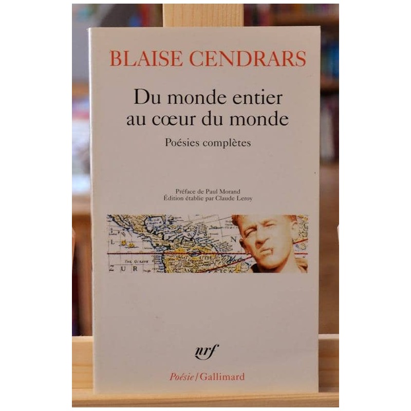 Du monde entier au coeur du monde Cendrars Poésie nrf Gallimard Poche occasion