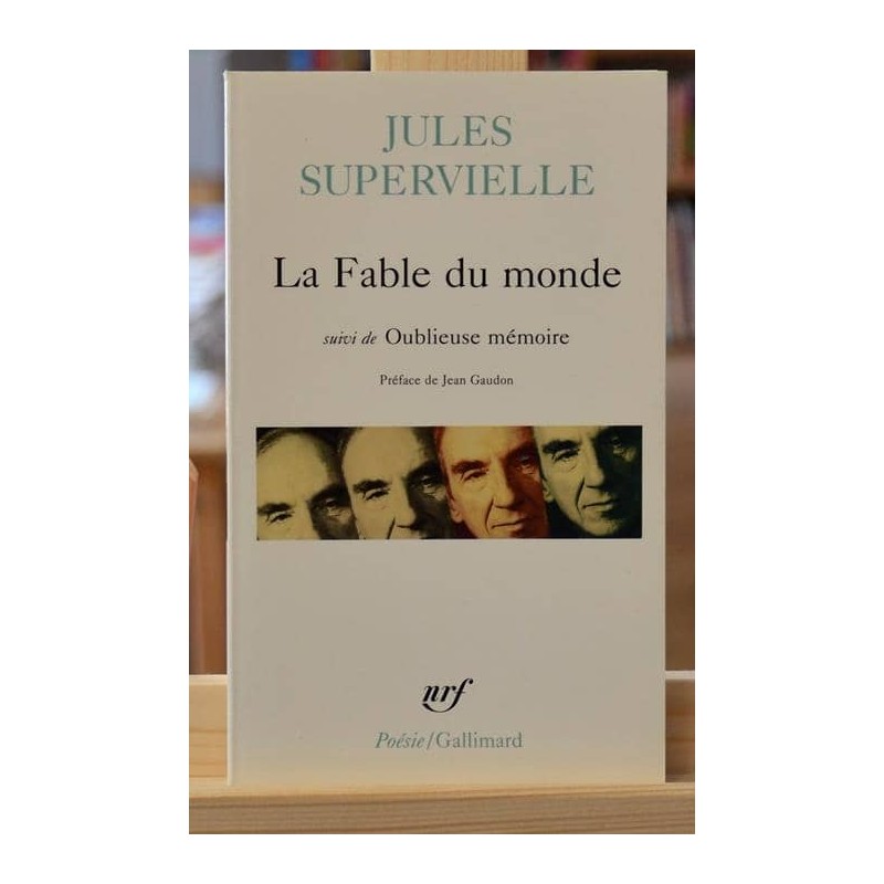 La Fable du monde - Oublieuse mémoire Jules Supervielle Poésie nrf Gallimard Poche occasion