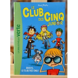 Le Club des Cinq Junior Bravo, Le Club des Cinq ! Blyton Bibliothèque verte Roman jeunesse Poche occasion