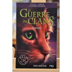 Roman d'occasion La Guerre des clans Cycle 2 Livre 3 La dernière prophétie - Aurore par Erin Hunter chez Pocket jeunesse