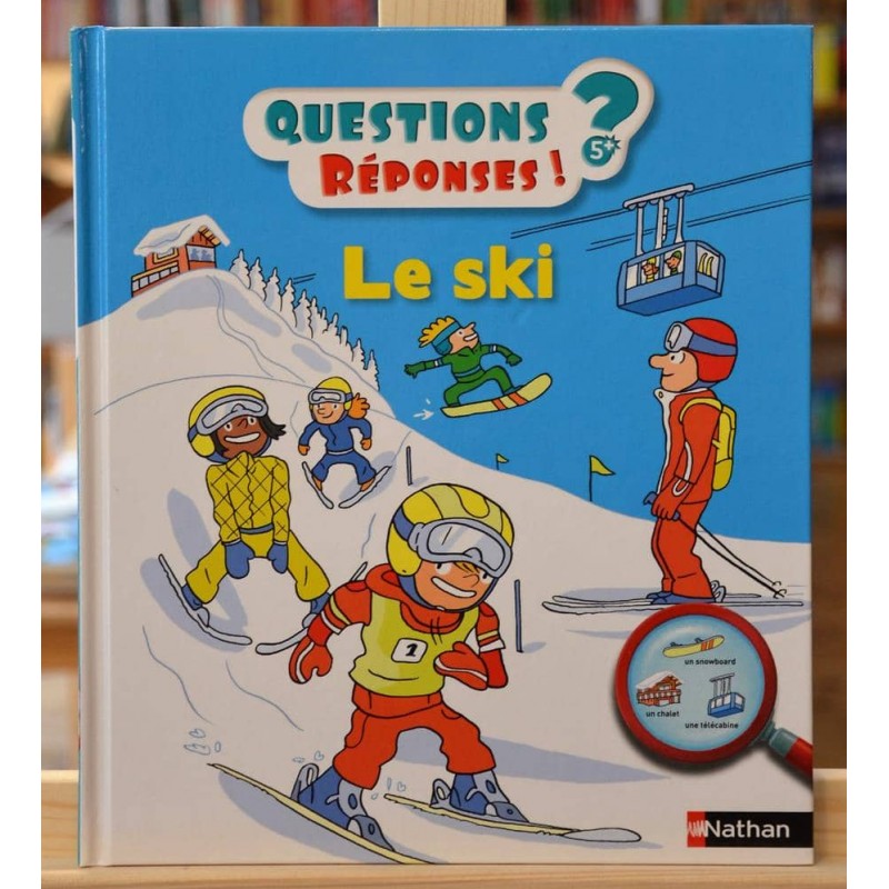 Documentaire jeunesse d'occasion Le ski Questions Réponses Nathan pour 4 à 6 ans