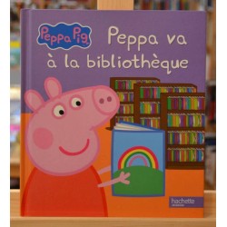 Livre Peppa Pig d'occasion Peppa va à la bibliothèque chez Hachette jeunesse