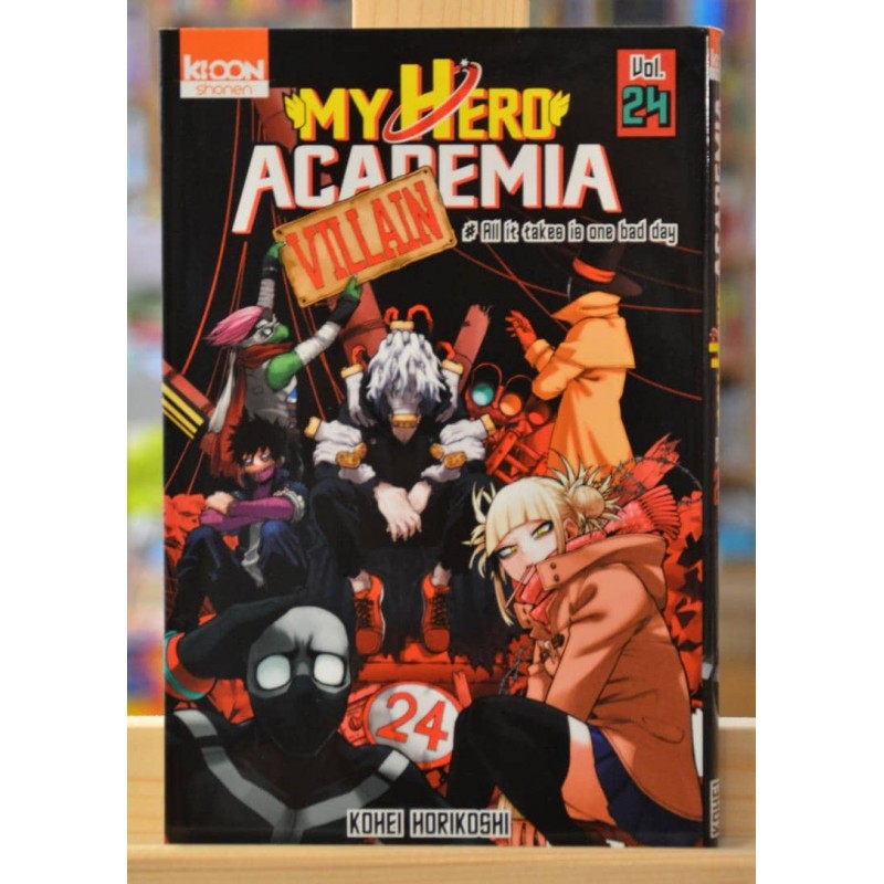 Manga MHA d'occasion My Hero Academia Tome 24 - All it takes is one bad day