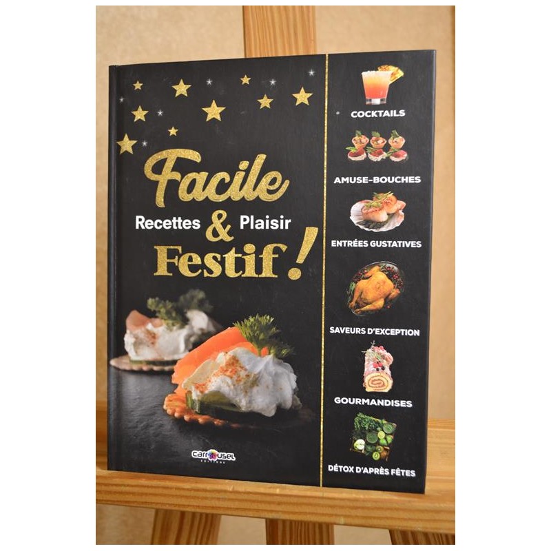 Facile & festif Recettes & plaisir Carrousel éditions Cuisine Noël livre occasion Lyon