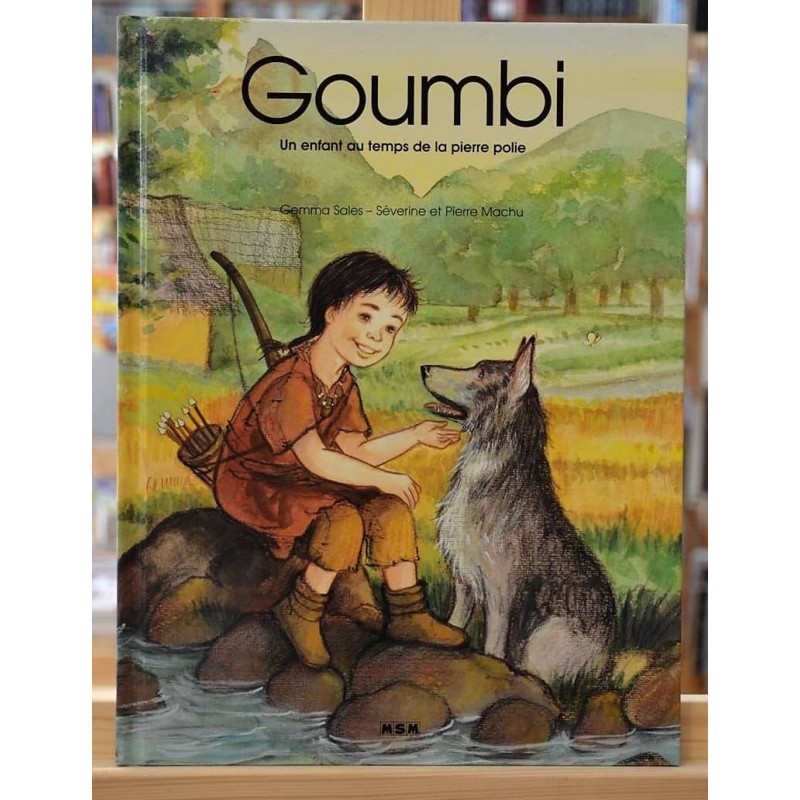 Livre d'occasion Goumbi, un enfant au temps de la pierre polie
