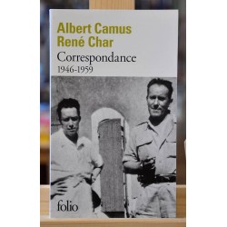 Livre d'occasion Correspondance d'Albert Camus et René Char chez Folio