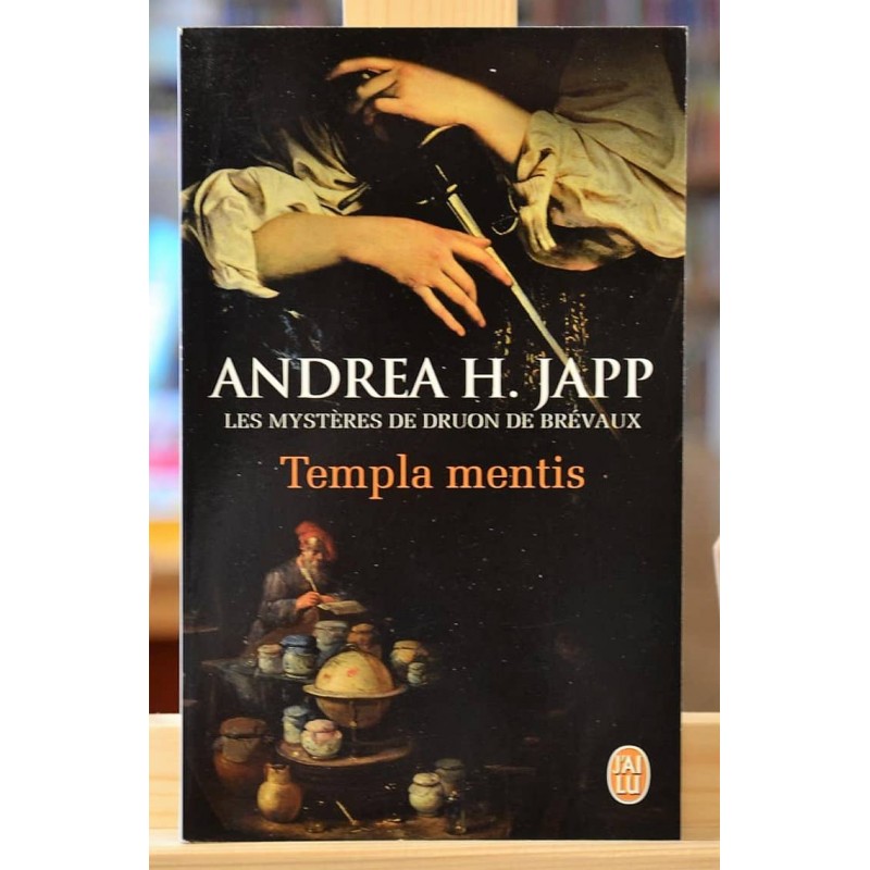 Livre d'occasion Templa mentis, une série policière historique de Andrea H. Japp en poche