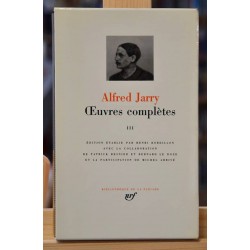 Livre d'occasion Pléiade - Alfred Jarry - Oeuvres complètes III