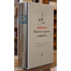 Livre d'occasion Pléiade - Apollinaire - Oeuvres en prose complètes III