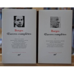 Livre Pléiade d'occasion- Borges - Oeuvres complètes I & II