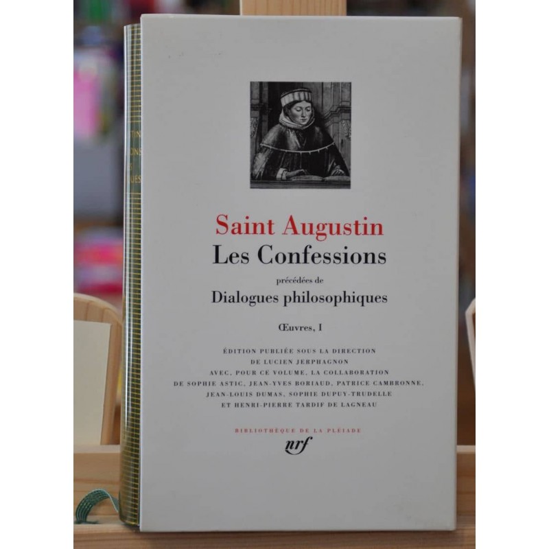 Livre Pléiade d'occasion - Saint-Augustin - Les Confessions (Oeuvres I)