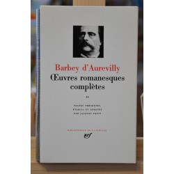 Livre Pléiade d'occasion- Barbey d'Aurevilly - Oeuvres romanesques complètes II
