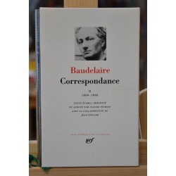 Livre Pléiade d'occasion- Baudelaire - Correspondance II (1860-1866)