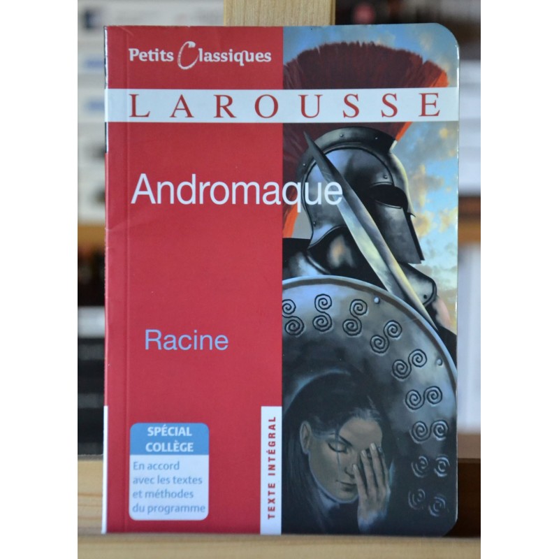 Andromaque Racine Petits classiques Larousse Littérature scolaire occasion