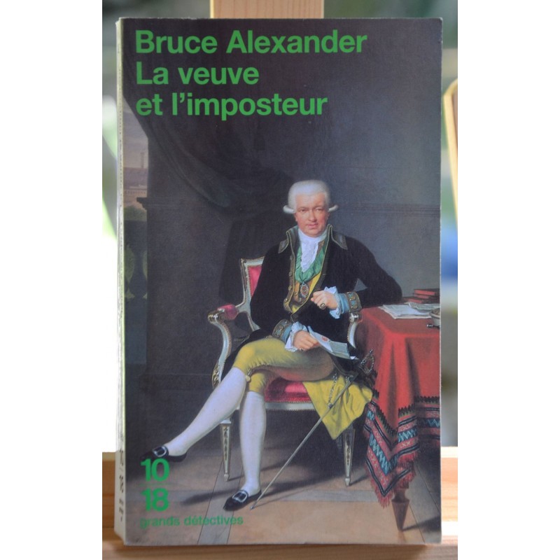 Livre d'occasion La veuve et l'imposteur par Bruce Alexander format poche 10*18