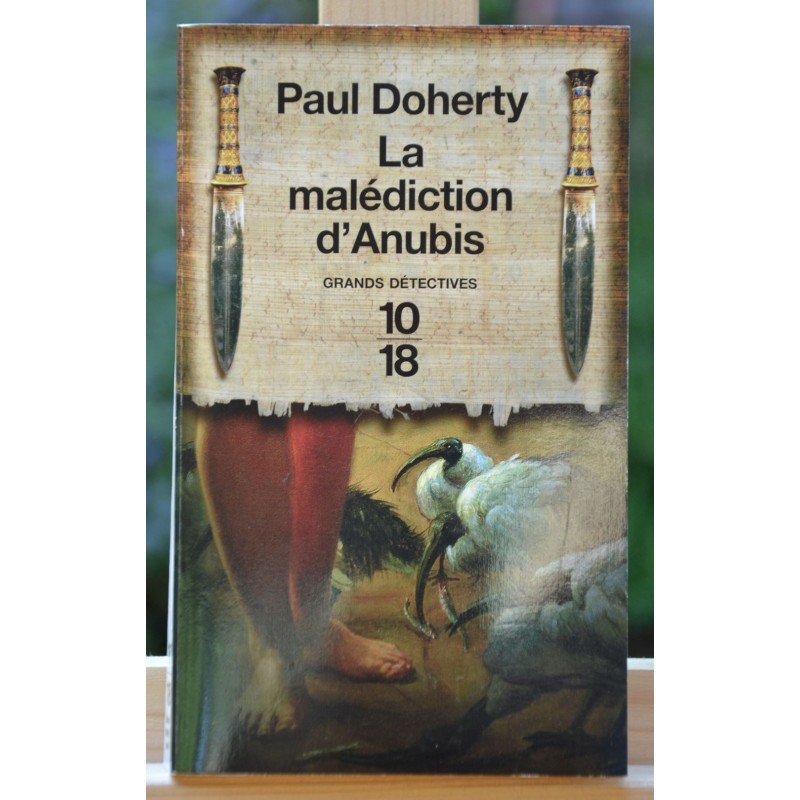 Livre d'occasion La malédiction d'Anubis par Paul C. Doherty format poche 10*18