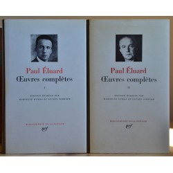 Livre Pléiade d'occasion - Paul Éluard - Oeuvres complètes I & II