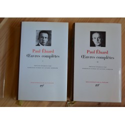 Livre Pléiade d'occasion - Paul Éluard - Oeuvres complètes I & II