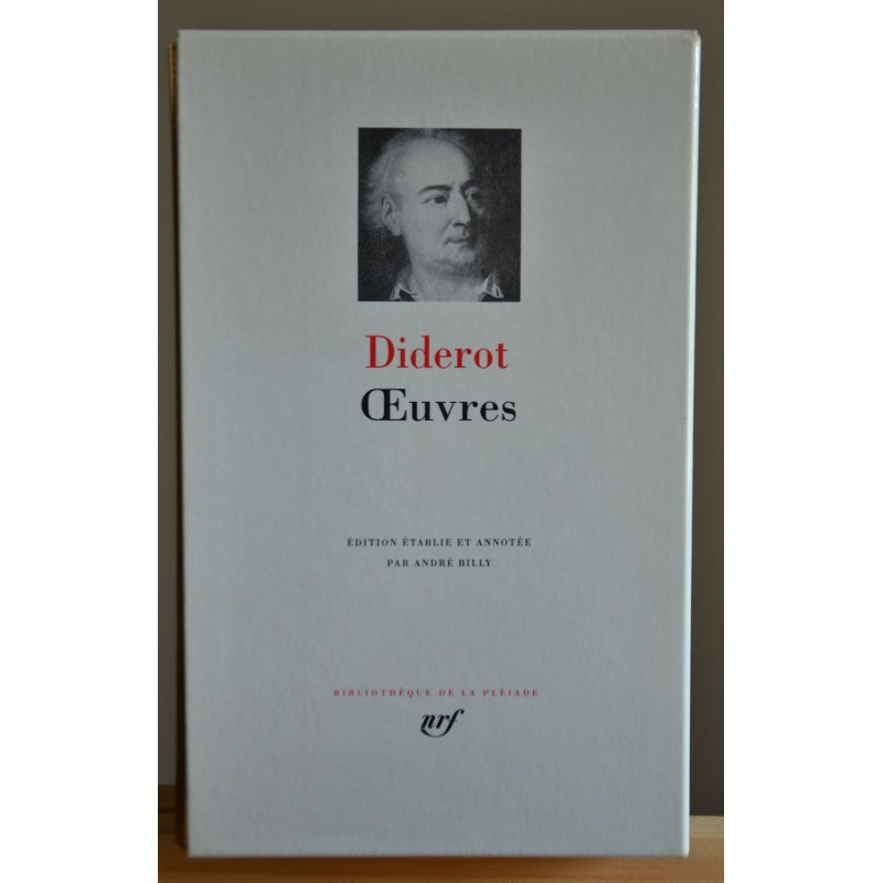 La Bibliothèque de la Pléiade - Diderot - Oeuvres - Littérature occasion Lyon Le Magasin des Livres