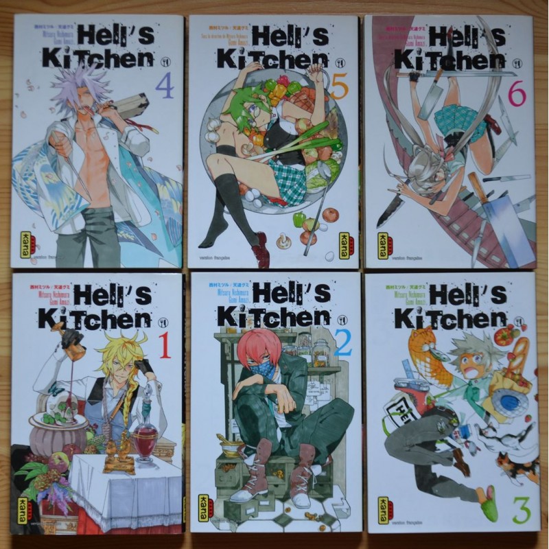 Mangas d'occasion Hell's Kitchen Tome 1 à 6 chez Dark Kana Le Magasin des Livres