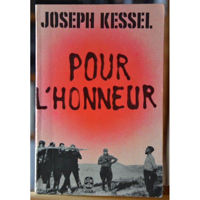 Livre de poche ancien d'occasion Pour l'honneur de Joseph Kessel