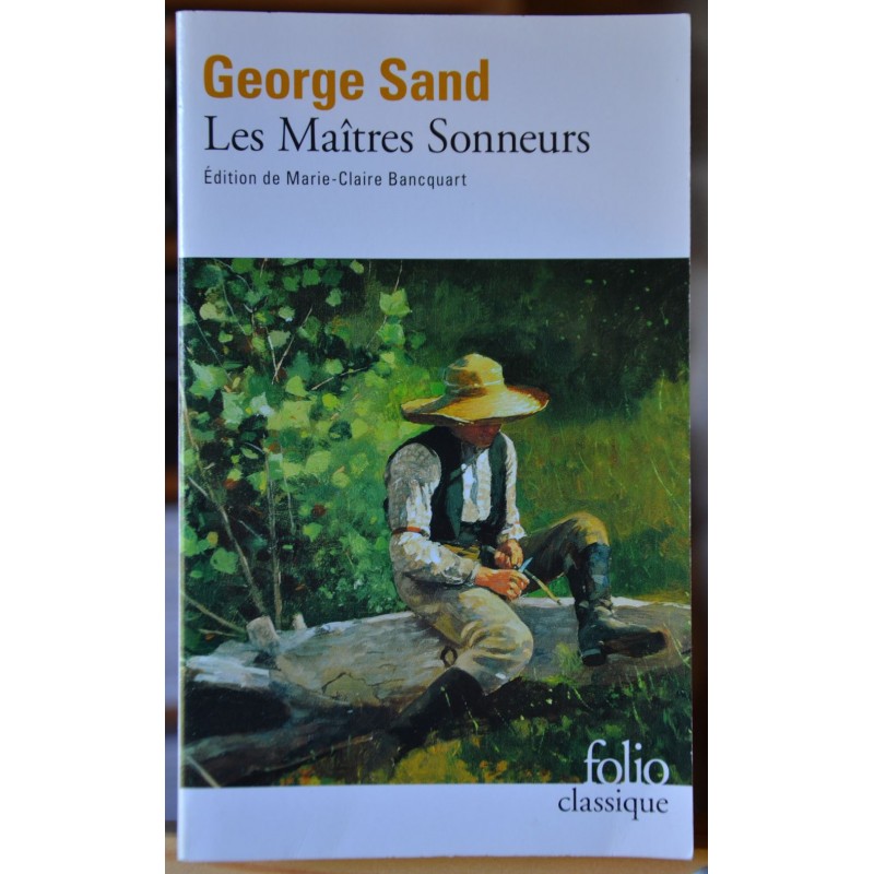 Livre d'occasion Les Maîtres Sonneurs de George Sand, un classique en poche chez Folio