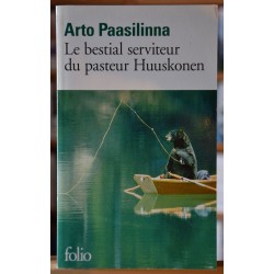 Le bestial du pasteur Huuskonen de Paasilinna, un roman poche finlandais, en occasion