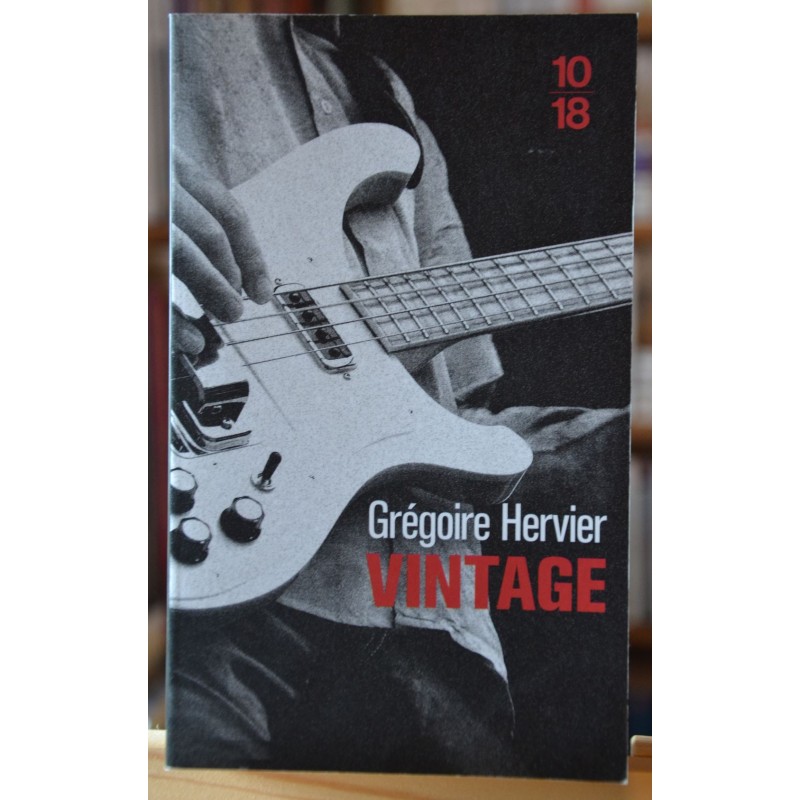 Livre d'occasion Vintage, un roman de Grégoire Hervier, en poche chez 10/18