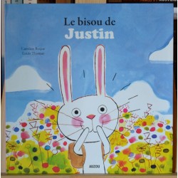 Livre d'occasion - Le bisou de Justin - Collection Mes p'tits albums chez Auzou