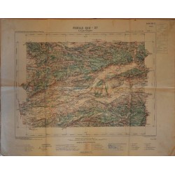 Carte géographique ancienne La Côte-Saint-André et environs