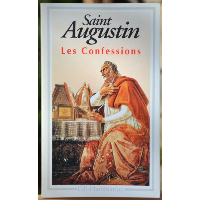 Livre d'occasion Les confessions de Saint Augustin, en poche, chez GF