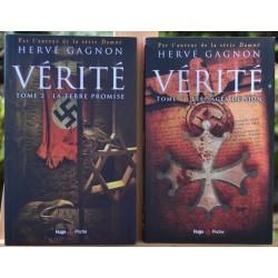 Lot 2 tomes Vérité de Hervé Gagnon, Thriller Policier historique Poche occasion