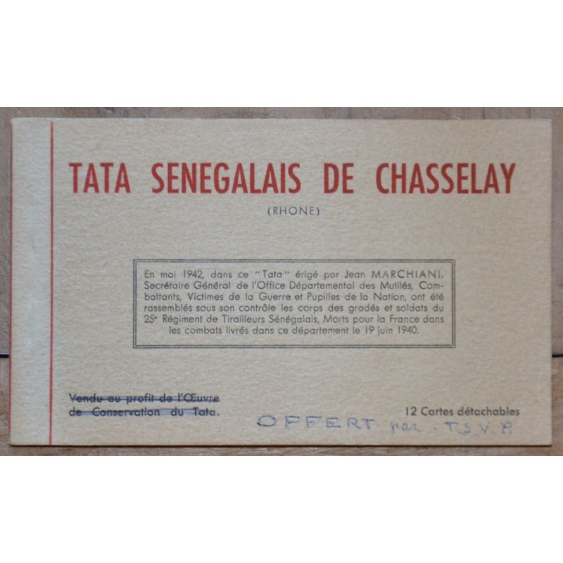 12 cartes postales Tata Tirailleurs Senegalais 1942-1945 en occasion Le Magasin des Livres