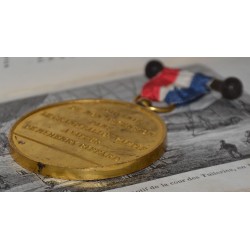 Médaille 1878 Exposition universelle de Paris 1878 Henry Giffard - Vol en ballon, aérostat - Objet de collection ancien