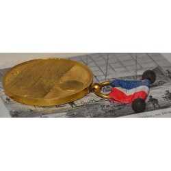 Médaille 1878 Exposition universelle de Paris 1878 Henry Giffard - Vol en ballon, aérostat - Objet de collection ancien