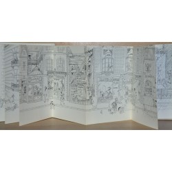 Livre dépliant d'occasion Paris ma rue de Mose 1964 chez Denoël